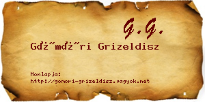 Gömöri Grizeldisz névjegykártya